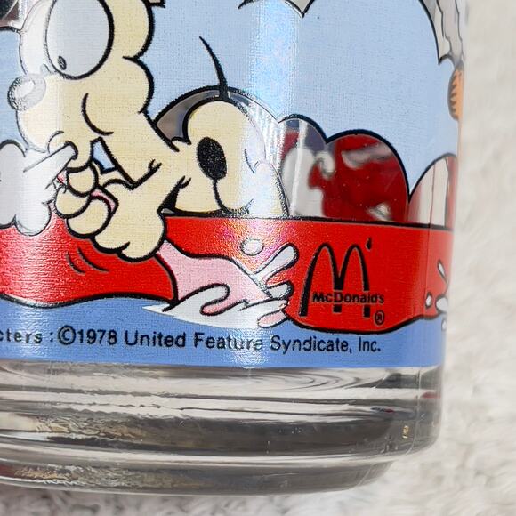 Vintage Anchor Hocking X McDonalds X Garfield 1978 Two Coffee Mugs Jim Davis USA - Picture 12 of 15